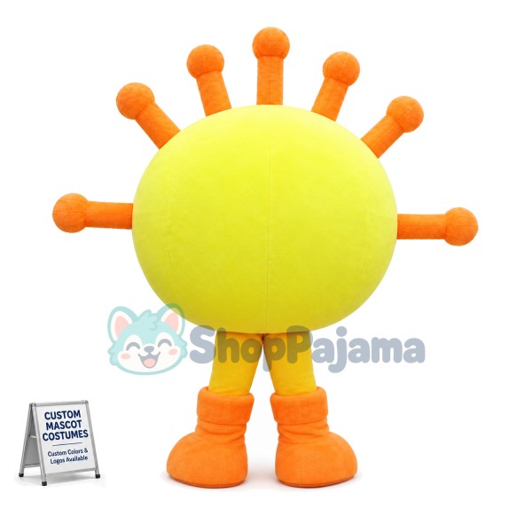 Sunny Smiley Sun Doll Mascot Costume