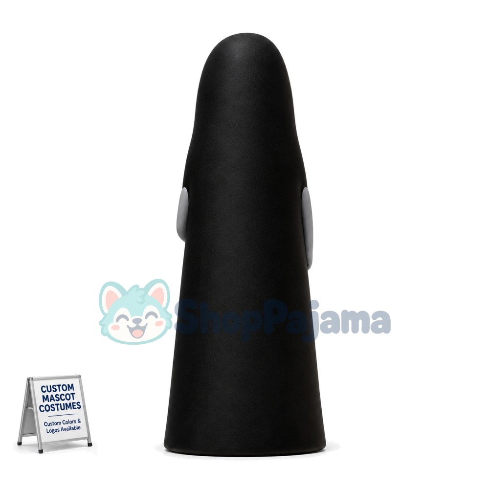 Mysterious Ghost No Face Man Cartoon Mascot Costume