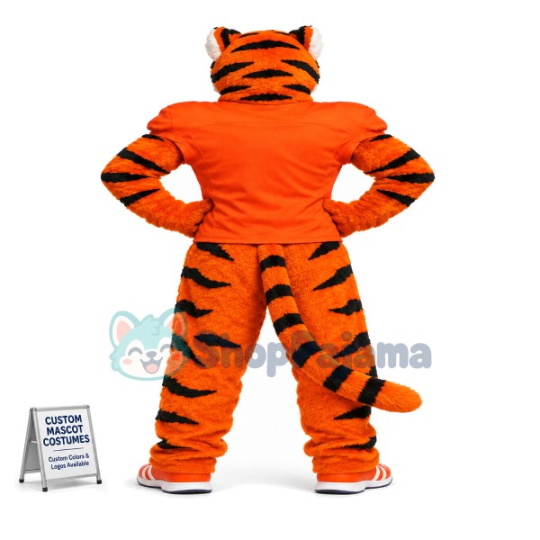 The Tiger Watching Seriously Mascot Costume