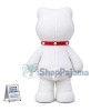 Adult Soft White Dog On The Beach Mascot Costume