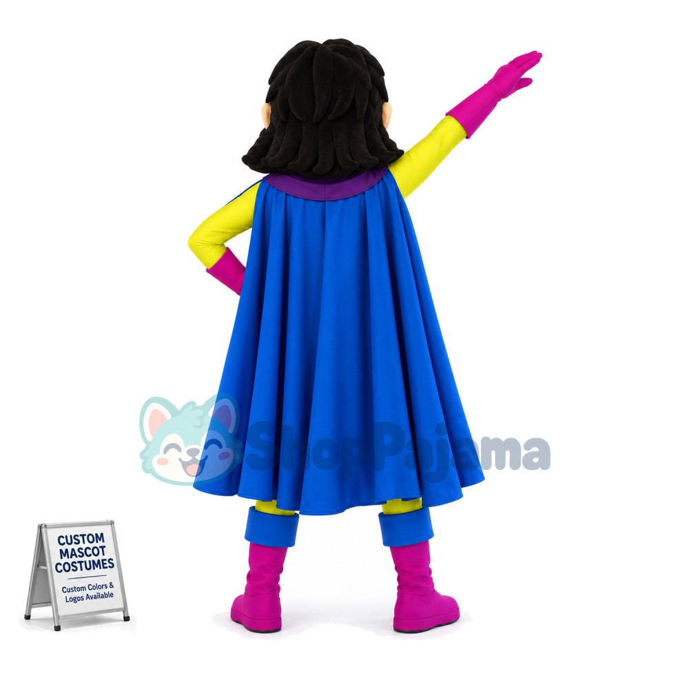 Gentle Superwoman of The University Mascot Costume