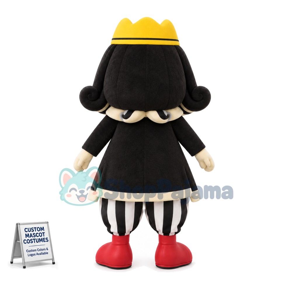 The Frowning King of The Fair Mascot Costume