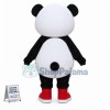 Surprised Small Eyed Baby Panda Mascot Costume