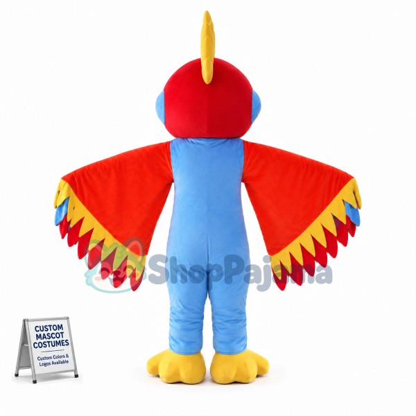 Blue Peacock of The Zoo Mascot Costume