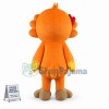 Bright Lark With Gorgeous Flower Mascot Costume
