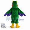 Adult Colorful Furry Parrot Mascot Costume