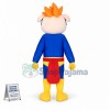 Arrogant The Muscular Super Q Mascot Costume