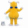 Flying High Yellow Cattle With Pillow Mascot Costume