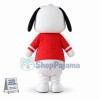 Dressed Up White Pet Puppy Mascot Costume