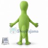 Baby Dinosaur Showing Sharp Teeth Mascot Costume