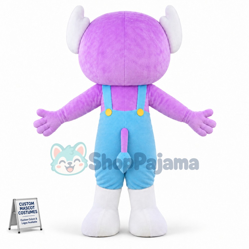 Baby Elephant With Short Nose Mascot Costume