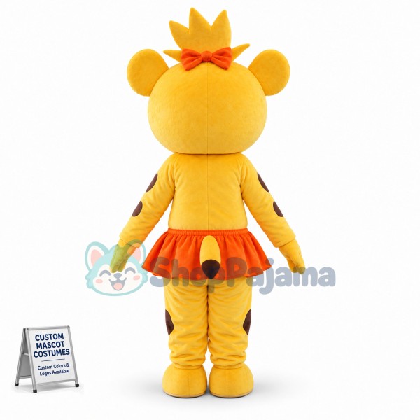 Baby Girl Tiger Wearing Skirt Mascot Costume