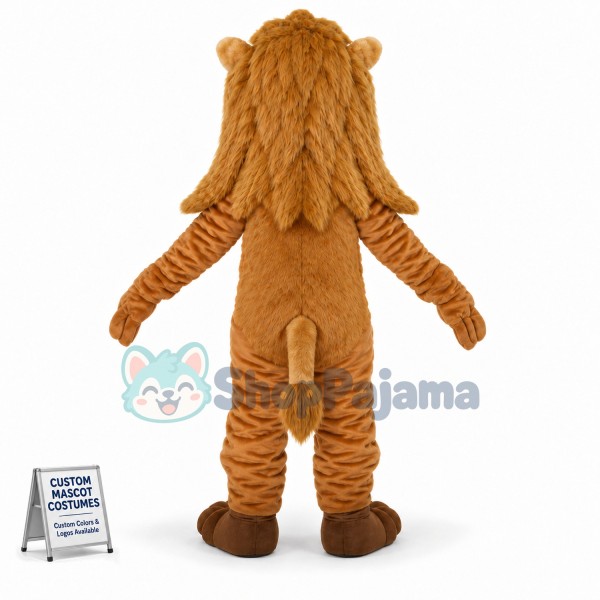 Wild Lion With Long Face Mascot Costume