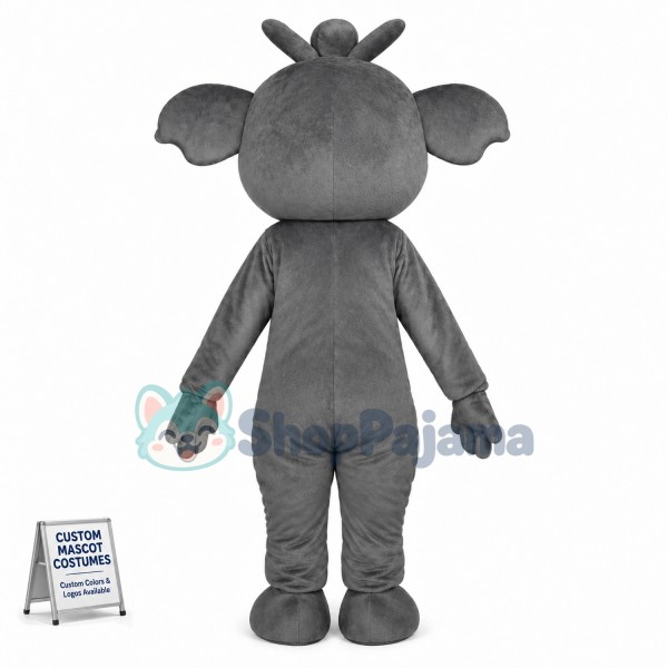 Shiny Eyes Koala With Small Ears Mascot Costume