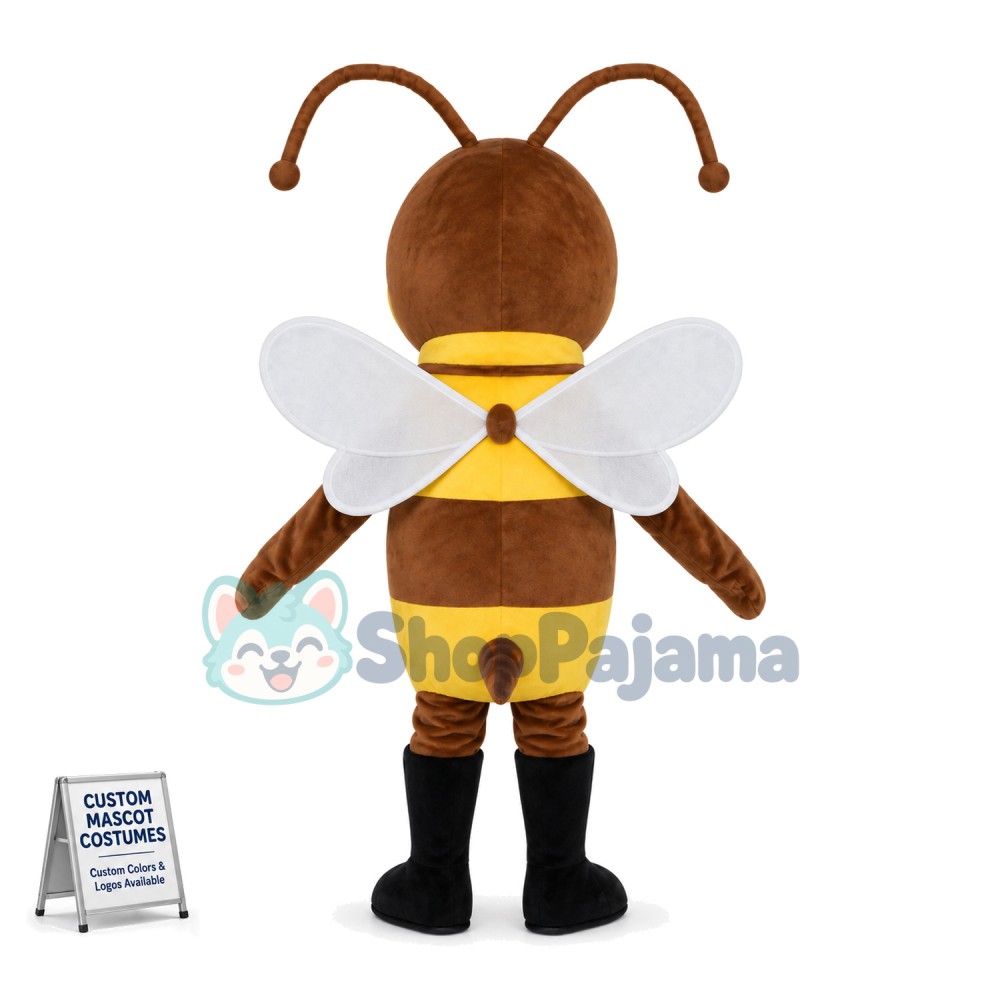 Carefree Little Bee Cartoon Mascot Costume