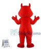 Adult Sharp Teeth Red Dragon Mascot Costume