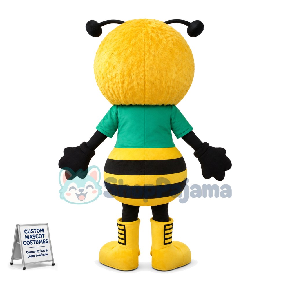 Big-headed Loop Bee Mascot Costume