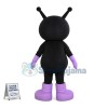 Black Big Mouth Alien Monster Mascot Costume