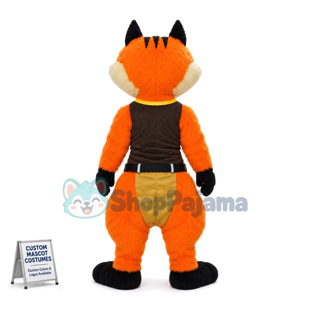 Capable Commando Tiger Mascot Costume
