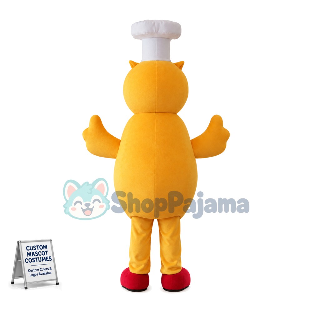 The Slim Chef Yellow Duck Mascot Costume