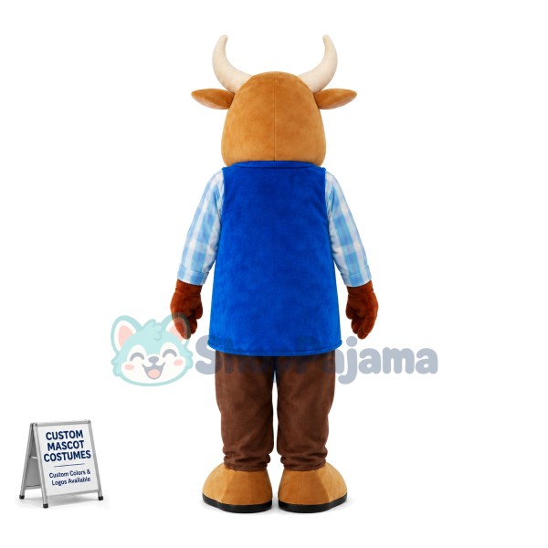 The Cattle of Global Food Company Mascot Costume