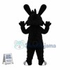 Black Rabbit Mascot Costume For Adult