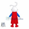 Super Bunny With Knotted Ears Mascot Costume