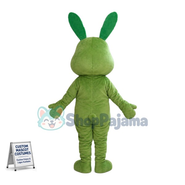 The Whole Green Rabbit Mascot Costume
