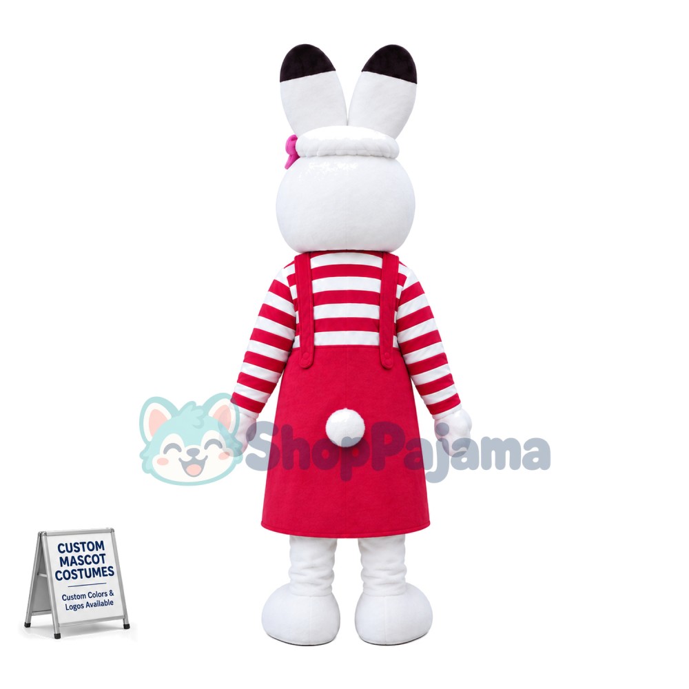 Beautifully Dressed Beauty Rabbit Mascot Costume