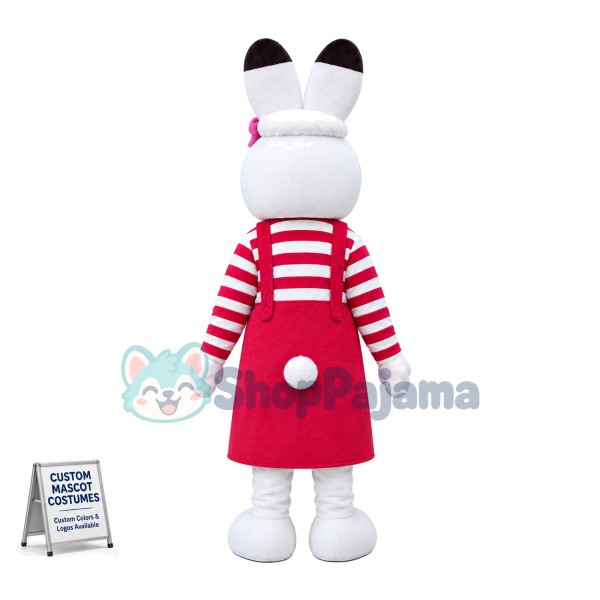 Beautifully Dressed Beauty Rabbit Mascot Costume