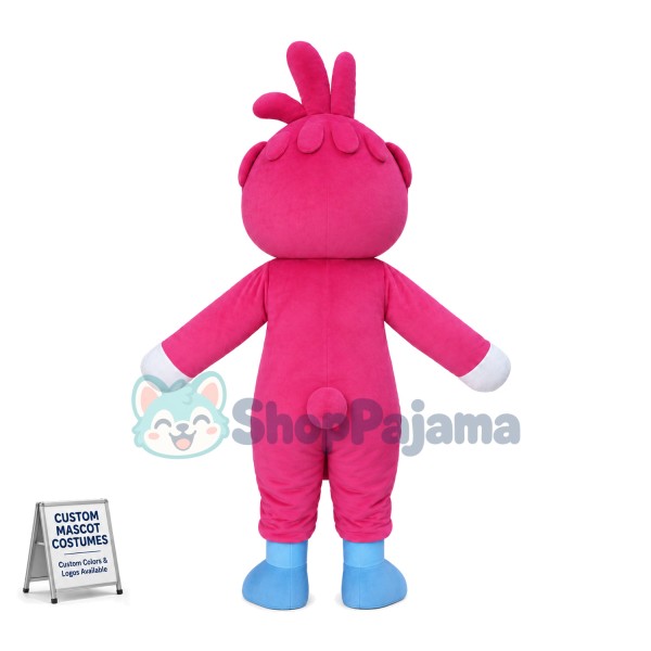 Adult Likable Pink Bear Mascot Costume