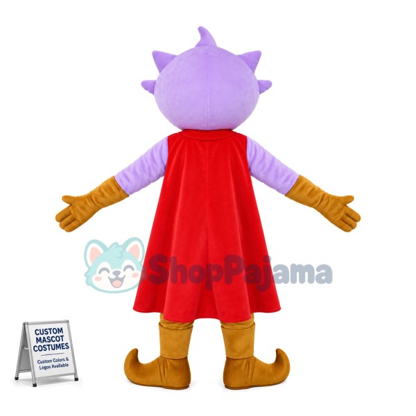 Violet Dragon of Picture Book Museum Mascot Costume