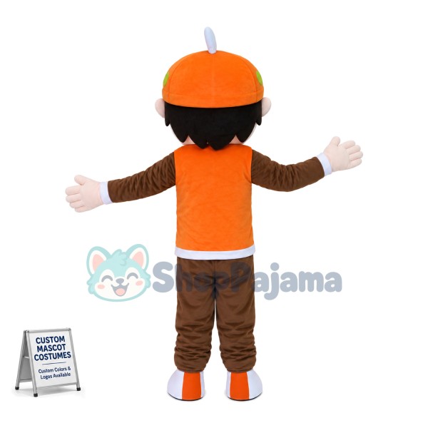 The Little Boy of Lightning Team Mascot Costume