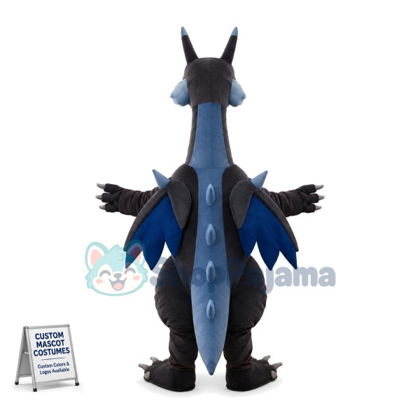 The Threatening Evil Dragon Mascot Costume