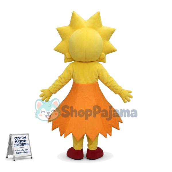 The Knowledgeable Lisa Simpson Mascot Costume