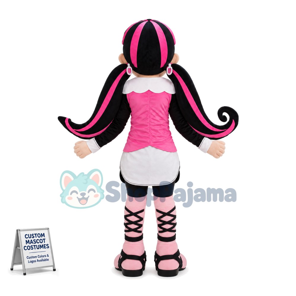 Cool Punk Vampire Girl Mascot Costume