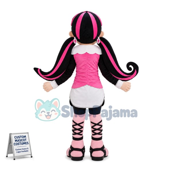Cool Punk Vampire Girl Mascot Costume