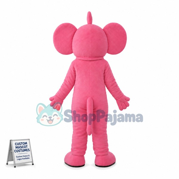 Pink Jerry Mouse Cartoon Mascot Costume