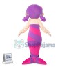 Little Mermaid Princess With Purple Hair Mascot Costume