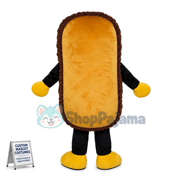 Chocolate Sandwich Bread Mascot Costume