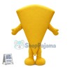 Piece of Cheesecake Cartoon Mascot Costume
