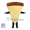Cheese Pizza With Sunglasses Mascot Costume