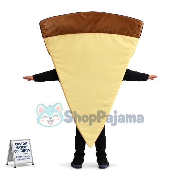 Cheese Pizza With Sunglasses Mascot Costume