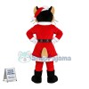 Warm Christmas Wolf Couple Mascot Costume