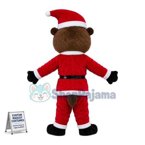 Brown Beaver Mascot Costume For Christmas