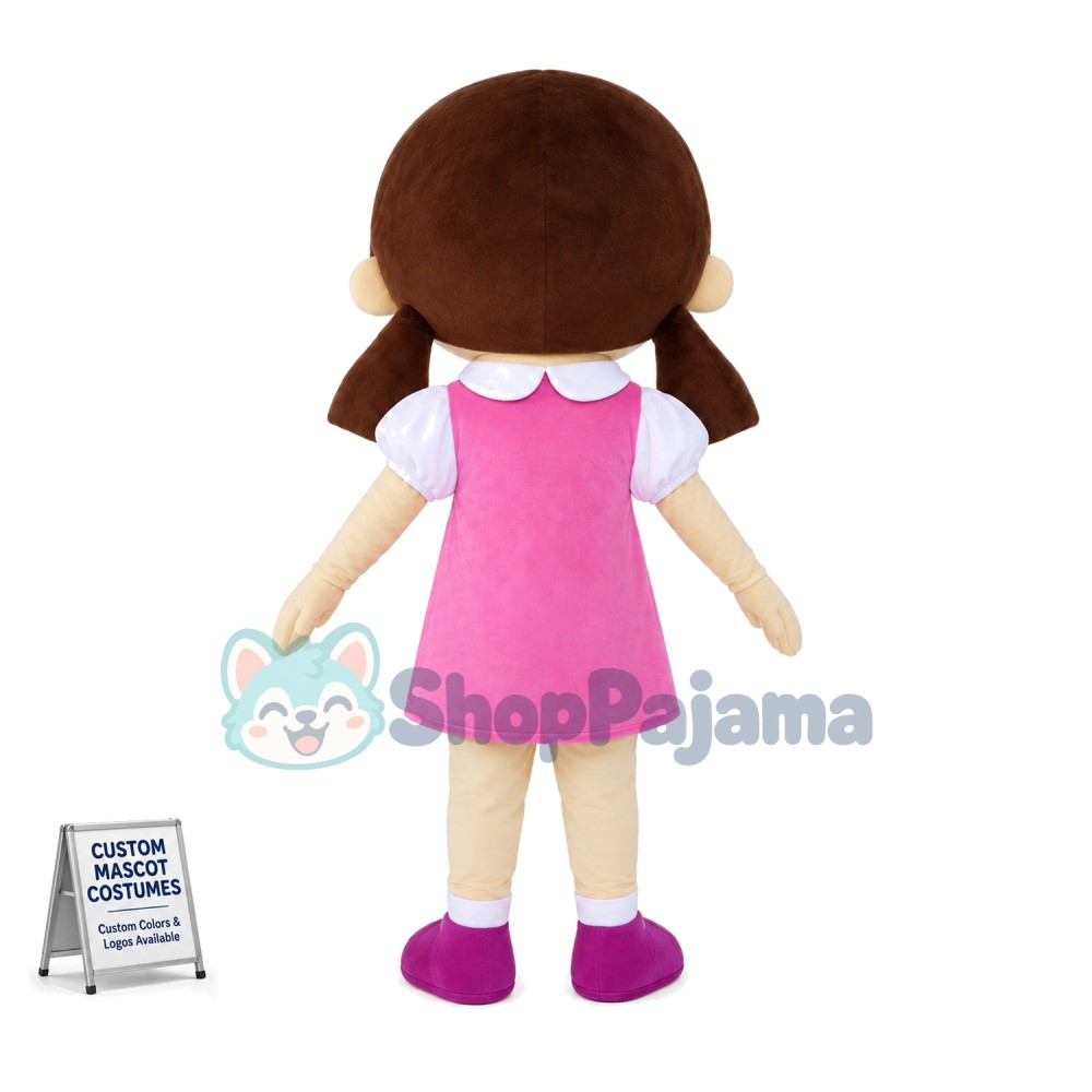 Kindergarten Children In Blouses Mascot Costume