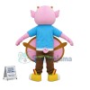 Short-horned Pink Demon Cartoon Mascot Costume