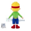 The Energetic Blond Grandpa Mascot Costume