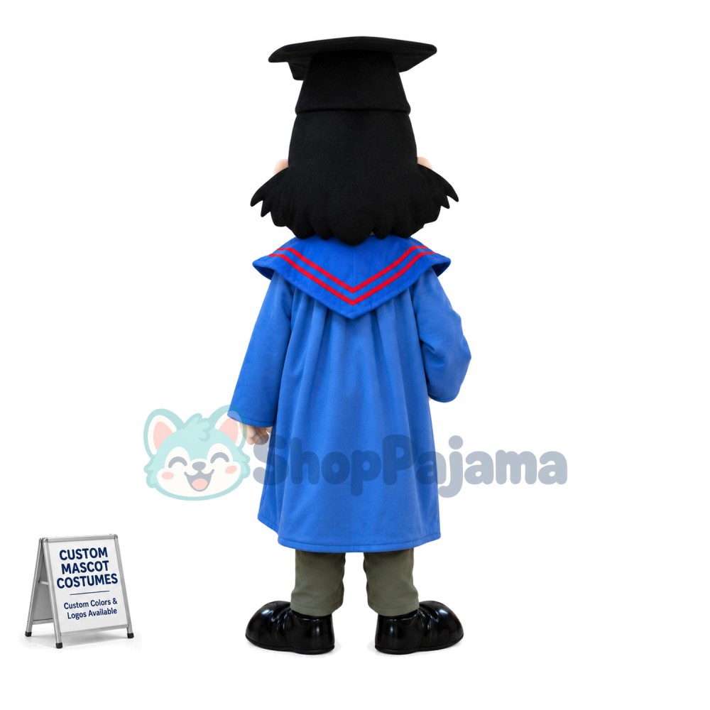 Graduate Doctoral Student Holding Dictionary Mascot Costume