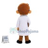 The Surgeon With Blue Glasses Mascot Costume